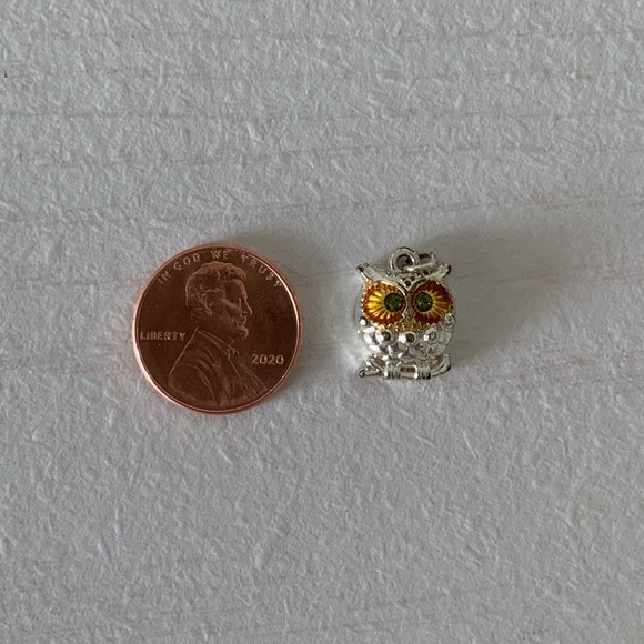 Owl Necklace Charm - Picture 1 of 3